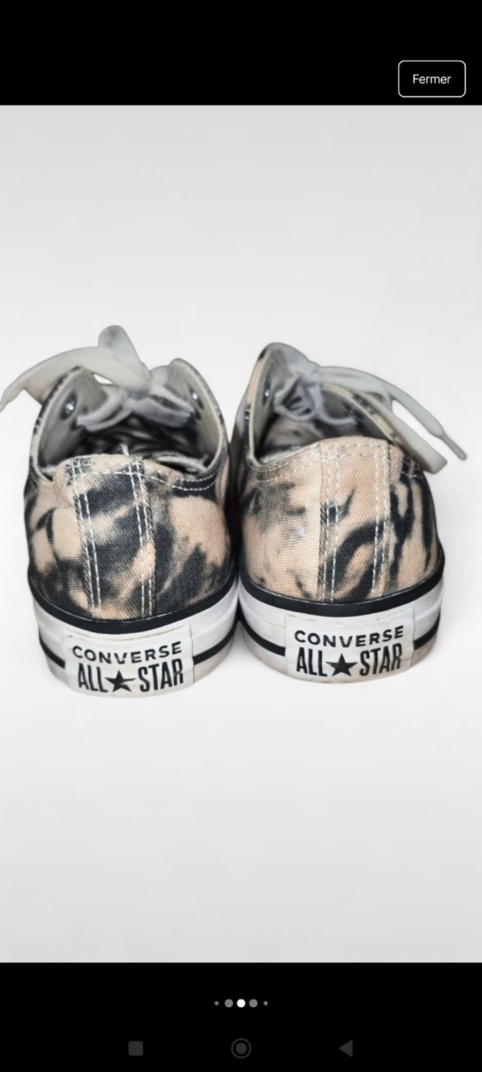 Converse zébrées taille 37 - photo numéro 6