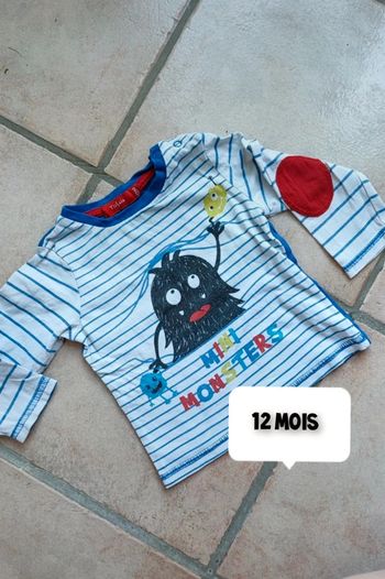 T-shirt mini monstre