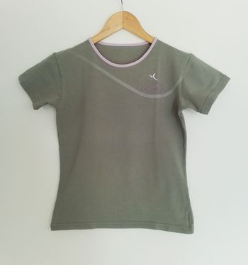 Tee-shirt femme Domyos kaki taille 36 

