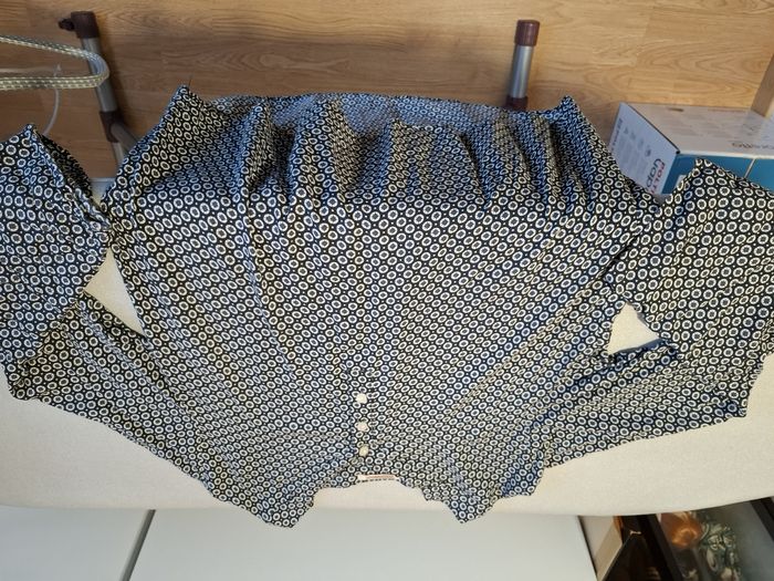 Belle blouse femme Z-One L/XL noir/blanc manches longues relevables très bon état - photo numéro 2