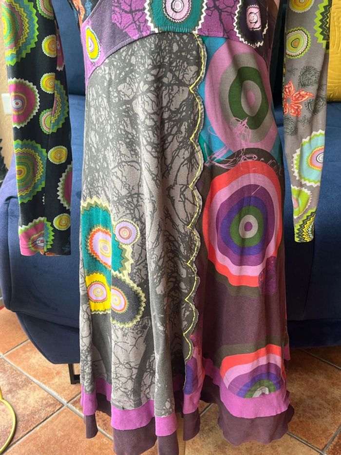 Robe Desigual multicolore – Taille L – Très bon état ! - photo numéro 4