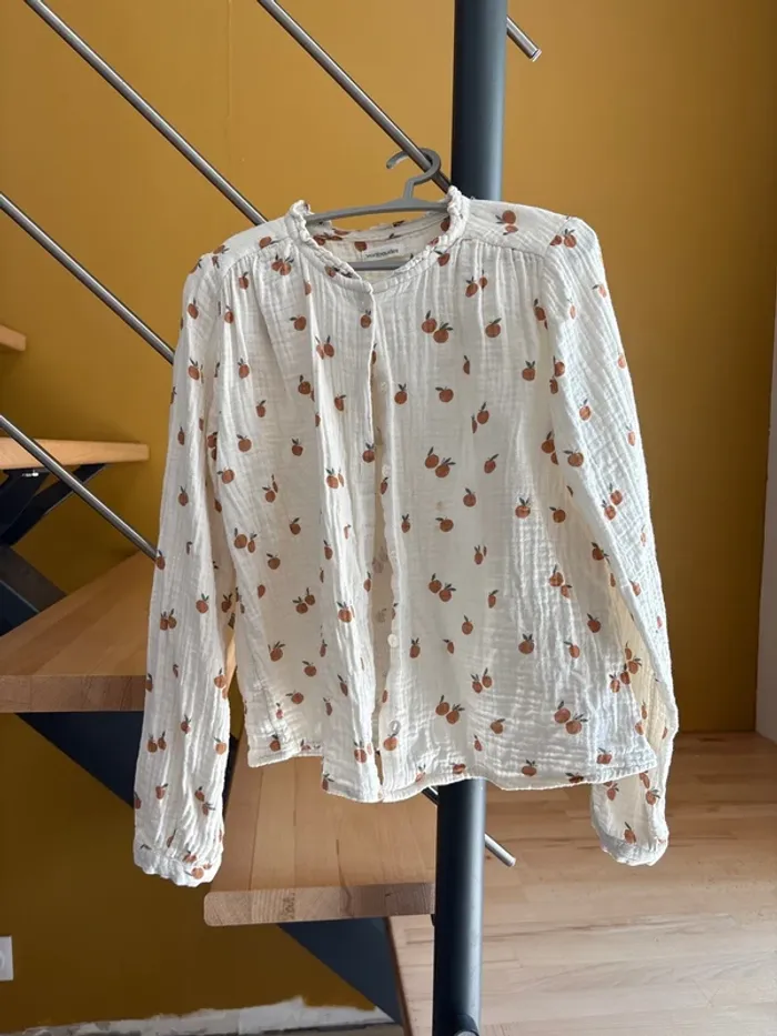 Chemise en gaz de coton
