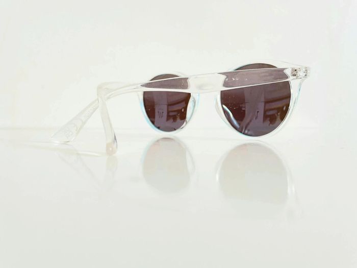 Lunette de soleil transparente Polarisée mixte verres bleus miroités uvprotection catégorie 3 - photo numéro 7