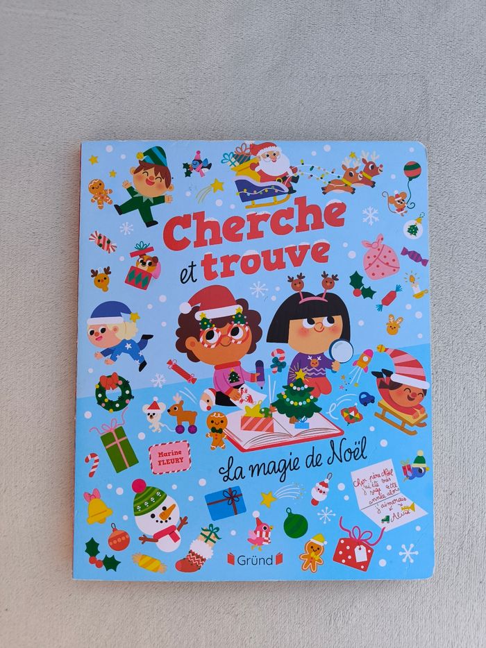 Livre Cherche et trouve la magie de Noël Gründ - photo numéro 2