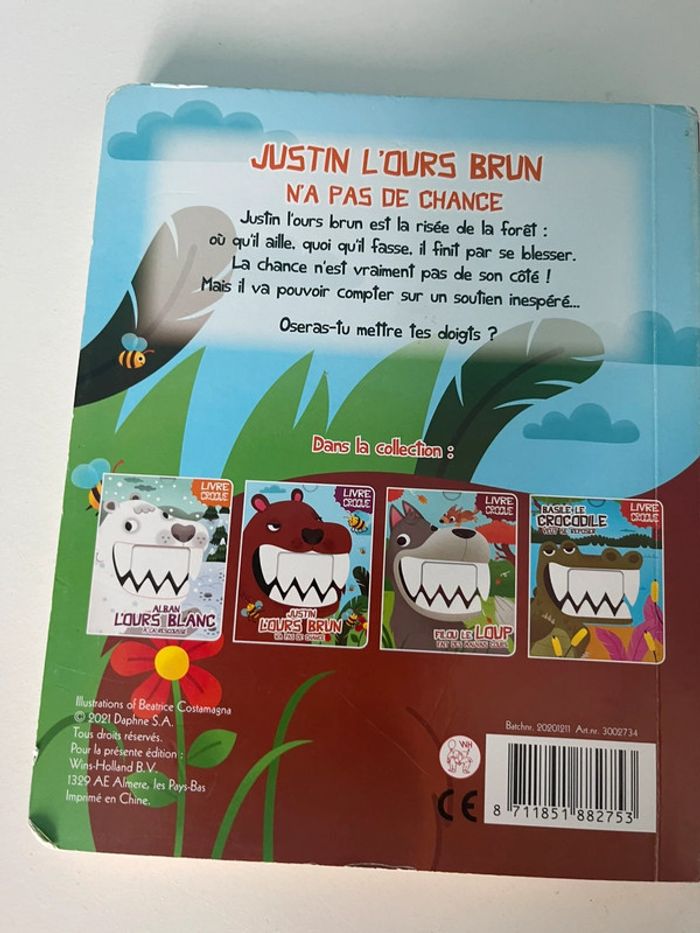 Livre croc Justin l’ours brun n’a pas de chance - photo numéro 3