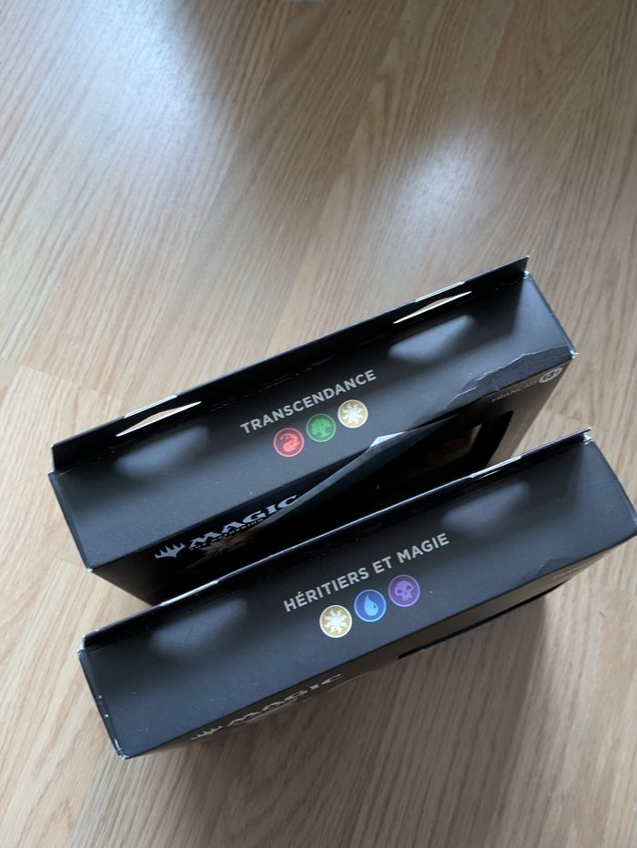 Lot de 2 deck magic commander final fantasy - neufs scellés - héritiers et magie / transcendance - photo numéro 2