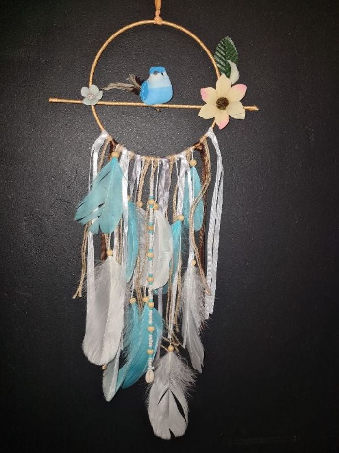 Décoration type attrape rêves