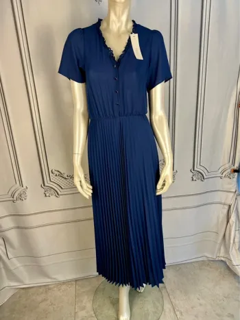 Robe longue Bleu ICode T.34 / XS neuve
