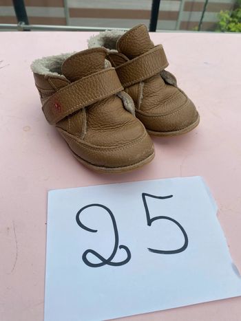 Bottines timmo chaussures barefoot fourrée 25