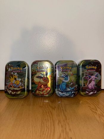 Lot Mini tins Pokémon Évolution prismatique Ev8.5