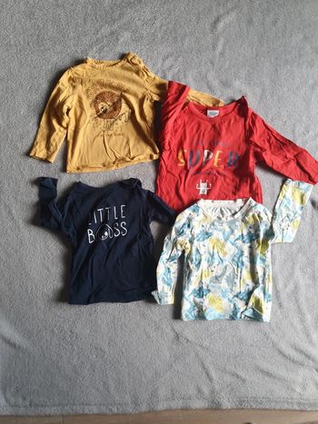 4 t-shirt manches longues