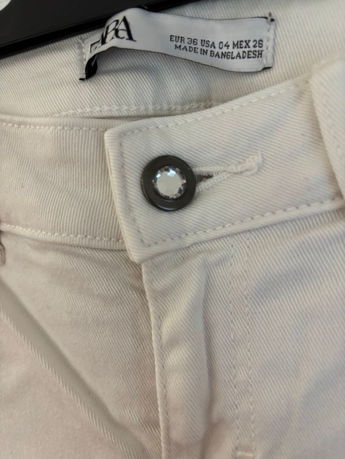 Jean blanc Zara - photo numéro 3