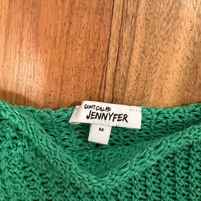 Pull crop top vert émeraude Jennyfer - photo numéro 3