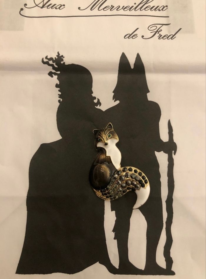 Broche Renard  brun - photo numéro 4