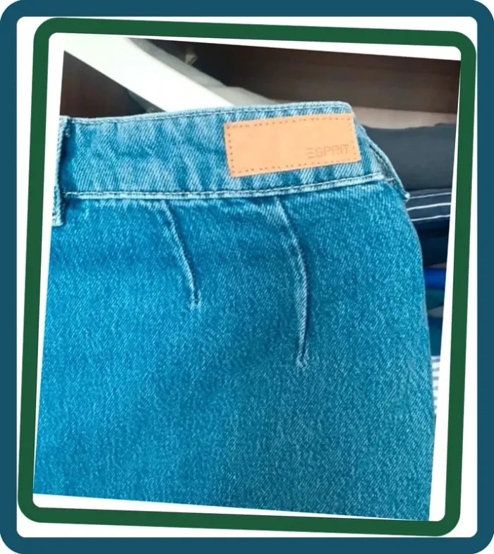 Jupe mi-longue en jean évasée Esprit T/38 - photo numéro 4