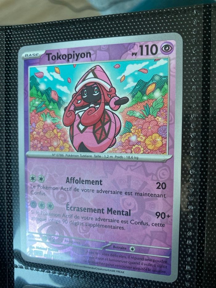 Carte Pokémon reverse neuf