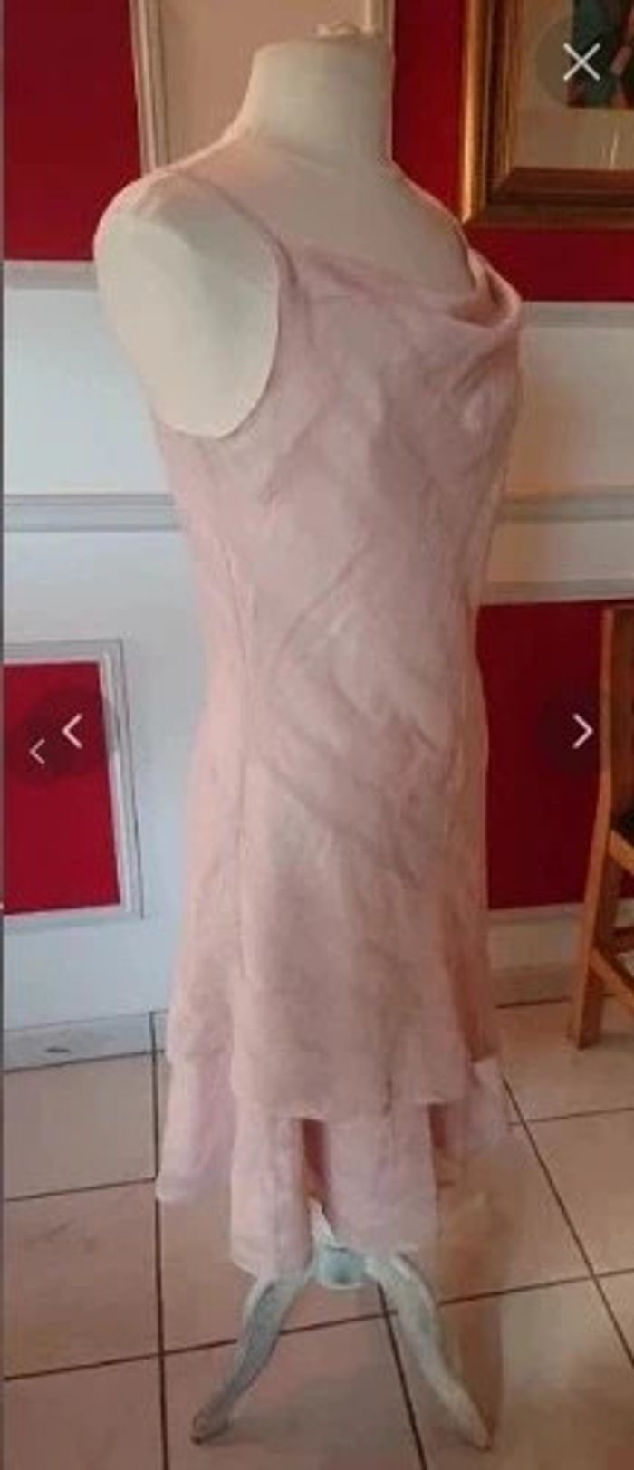 Robe rose chique été gardénia t 40 42 - photo numéro 4
