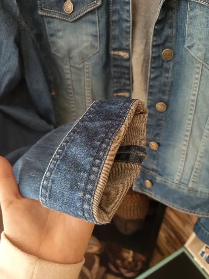 Veste en jean camaïeu t42 - photo numéro 5