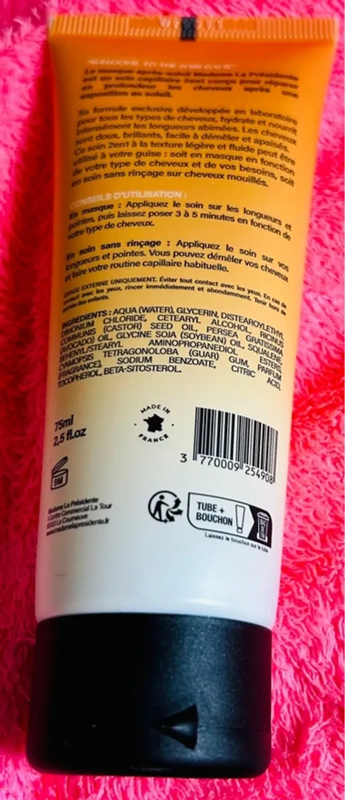 Masque capillaire après solaire - photo numéro 2