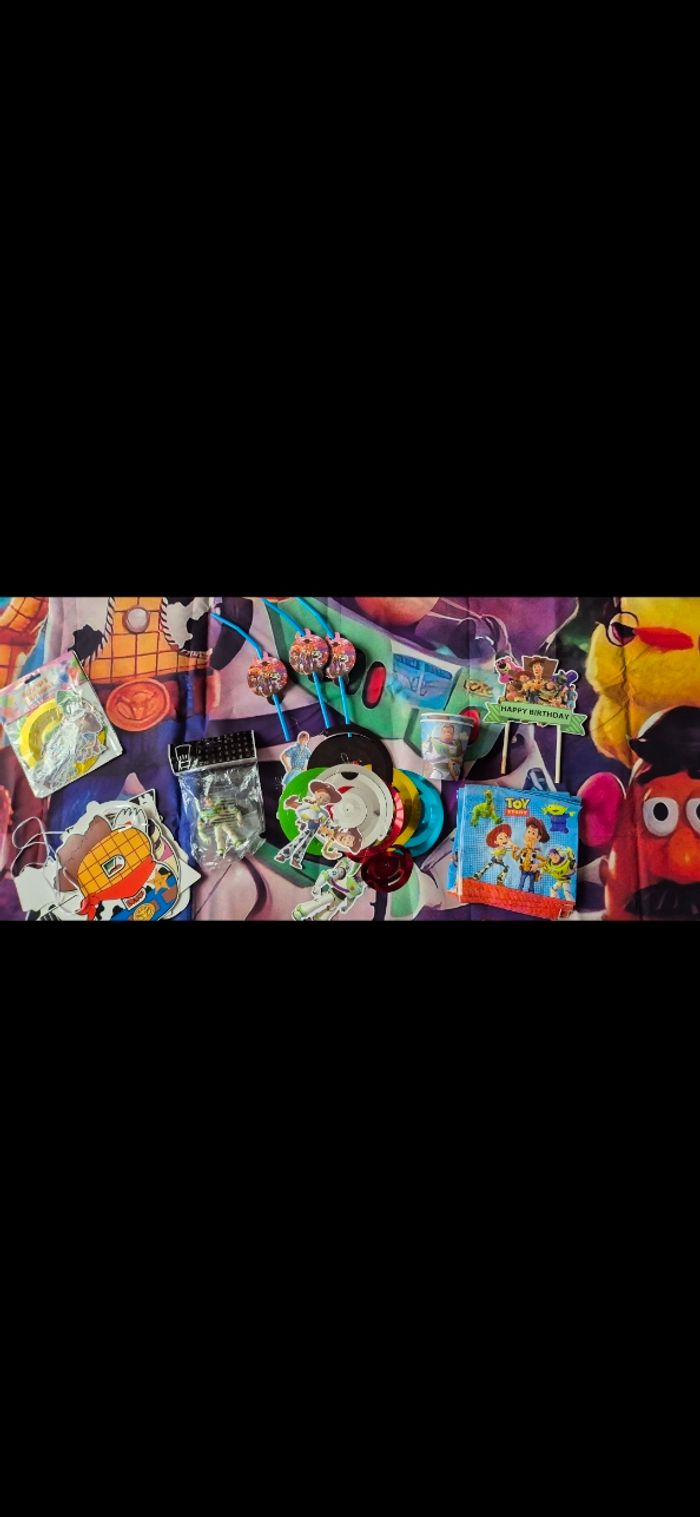 Lot decoration anniversaire Toy story - photo numéro 3