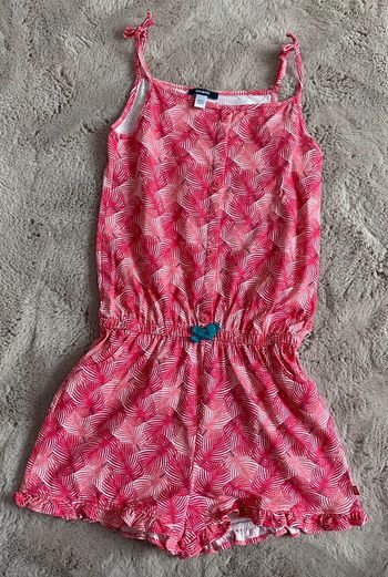 Combishort fine bretelle rose