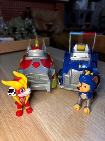 Lot 2 véhicules pat patrouille - figurines incluses - Chase et Marcus - mission spéciale