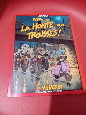 bd kebra dans la honte aux trousses collection humour les humanoides associés