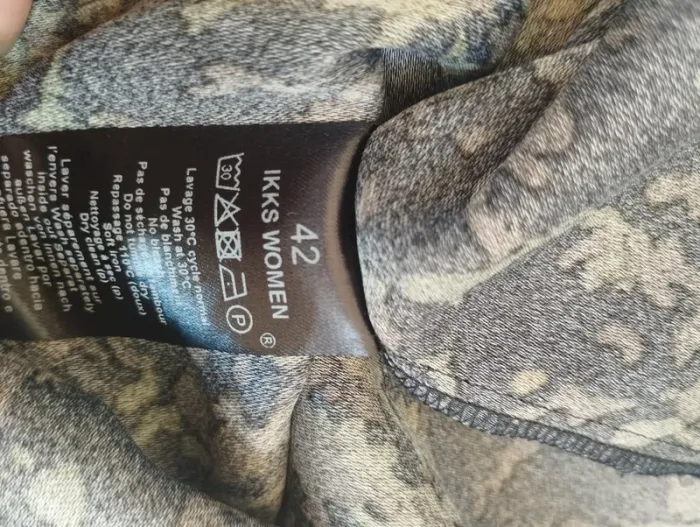 Robe camouflage avec ceinture cuir ikks - photo numéro 6