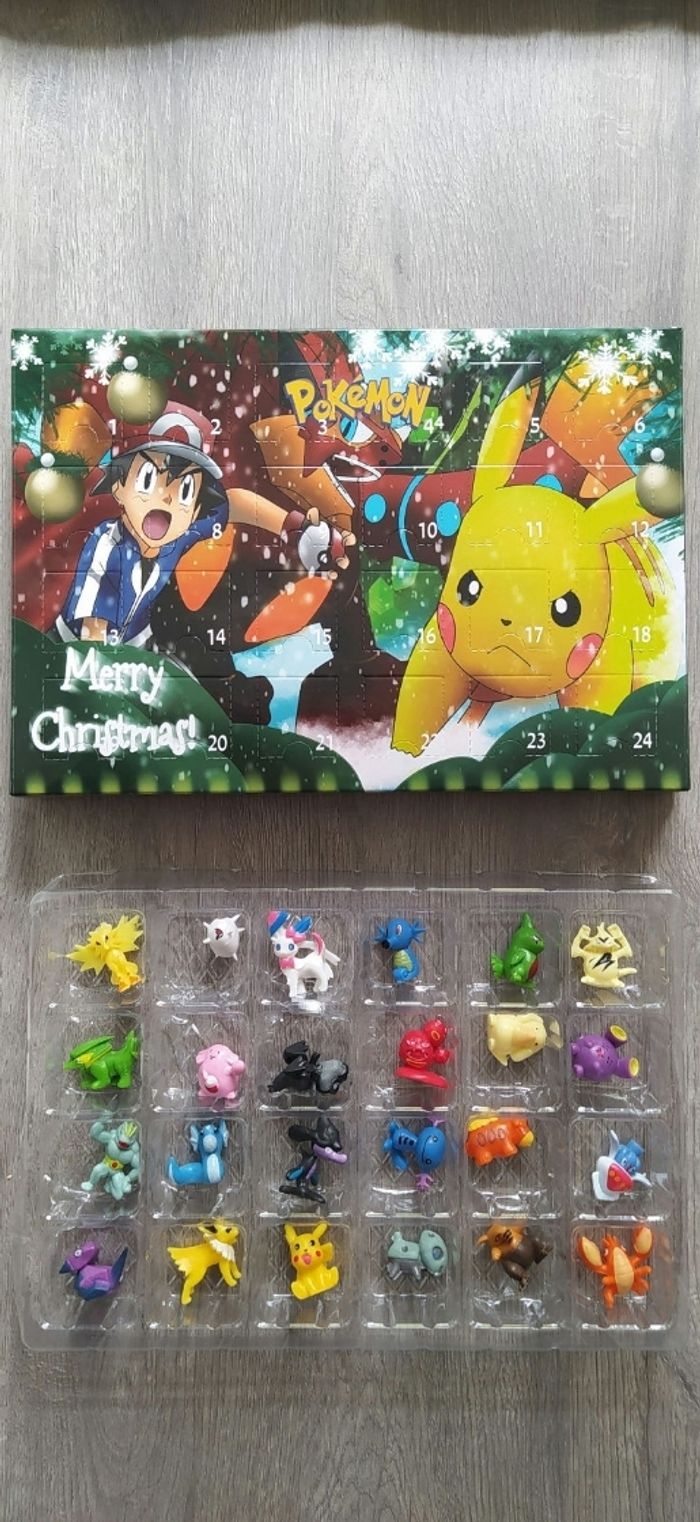 Calendrier de l'avent vert pokémon en position paysage - photo numéro 2