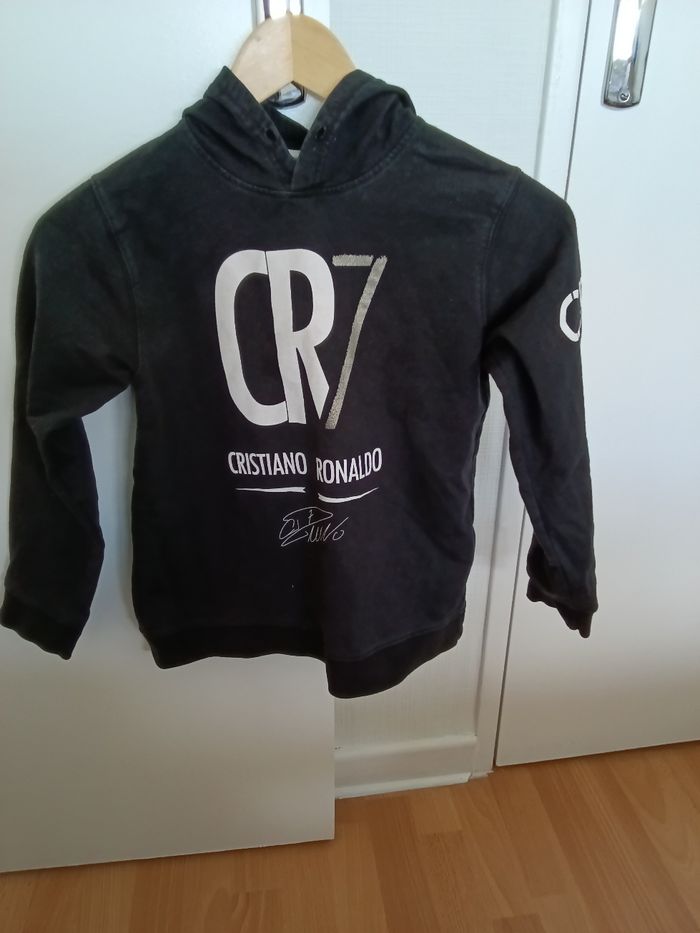 Sweat cristiano Ronaldo noir et multicolore