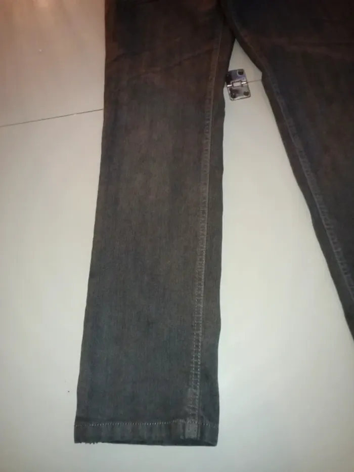 Jean sismix taille 32 gris élastique réglable - photo numéro 11