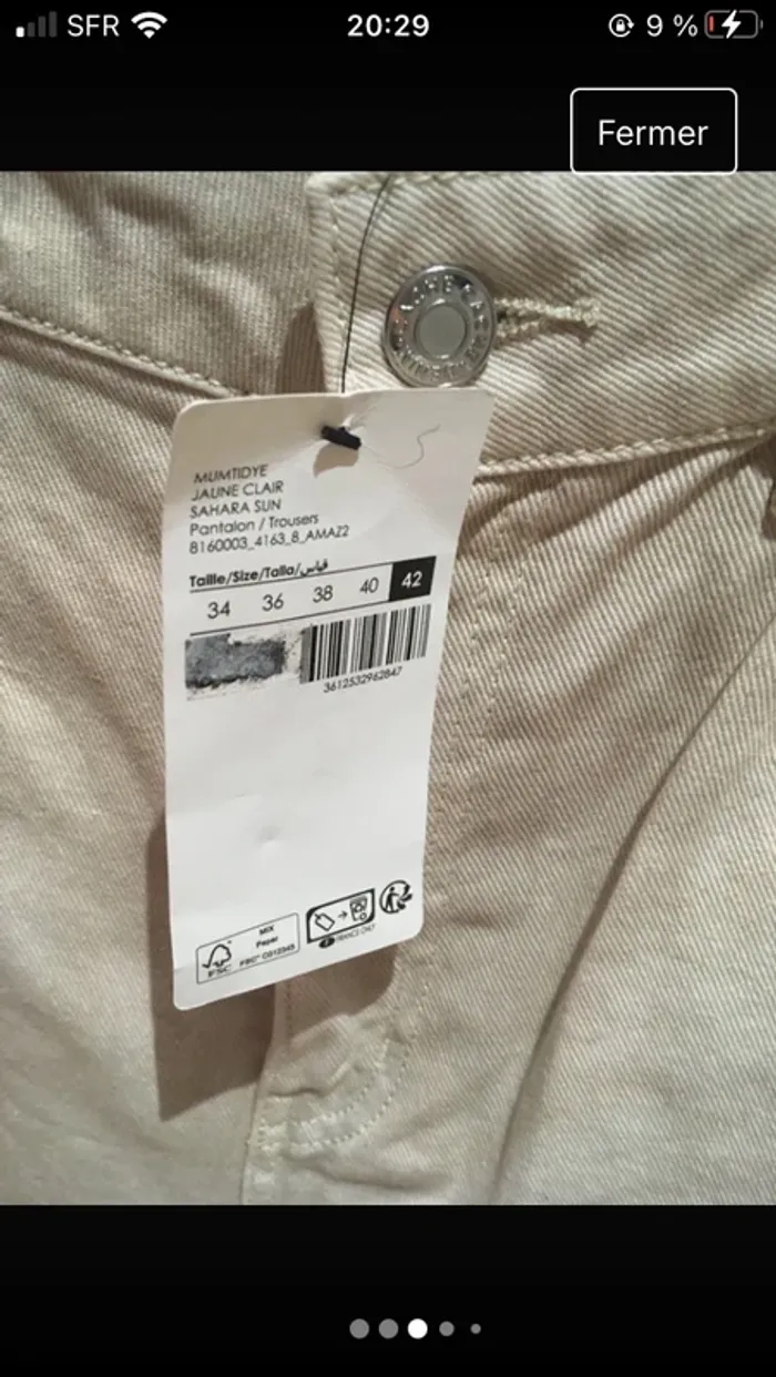 Magnifique lot de 2 jeans de marque Neufs avec étiquettes en 42 - photo numéro 10
