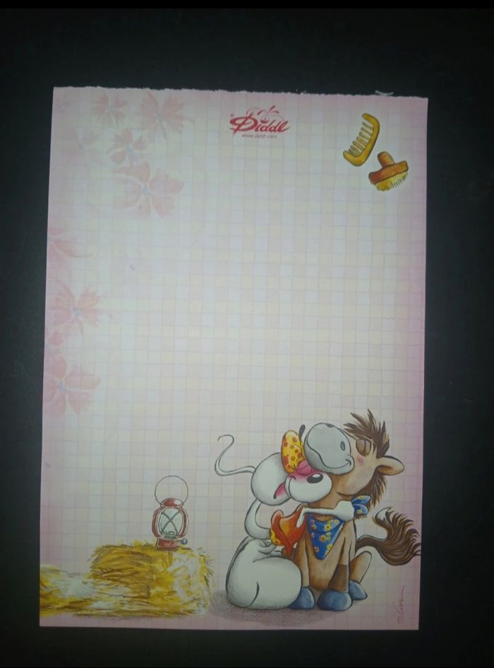 Diddl - Feuille A5 neuve - 0,40€