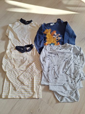 Lot tshirt bébé