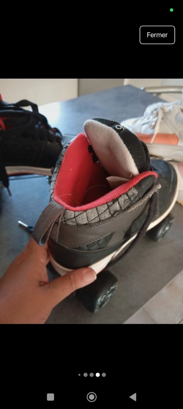 Patins a roulettes Oxelo taille 39 - photo numéro 7