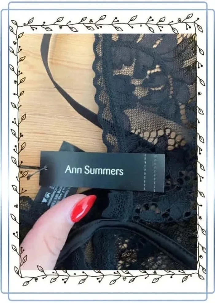Nuisettes transparente noire Ans Summers, taille L, neuve, valeur 29€ - photo numéro 2