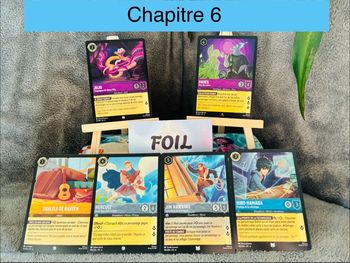 Lot cartes Disney Lorcana chapitre 6 Foil 