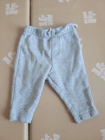 Jogging mixte 3-6 mois gris – intérieur polaire