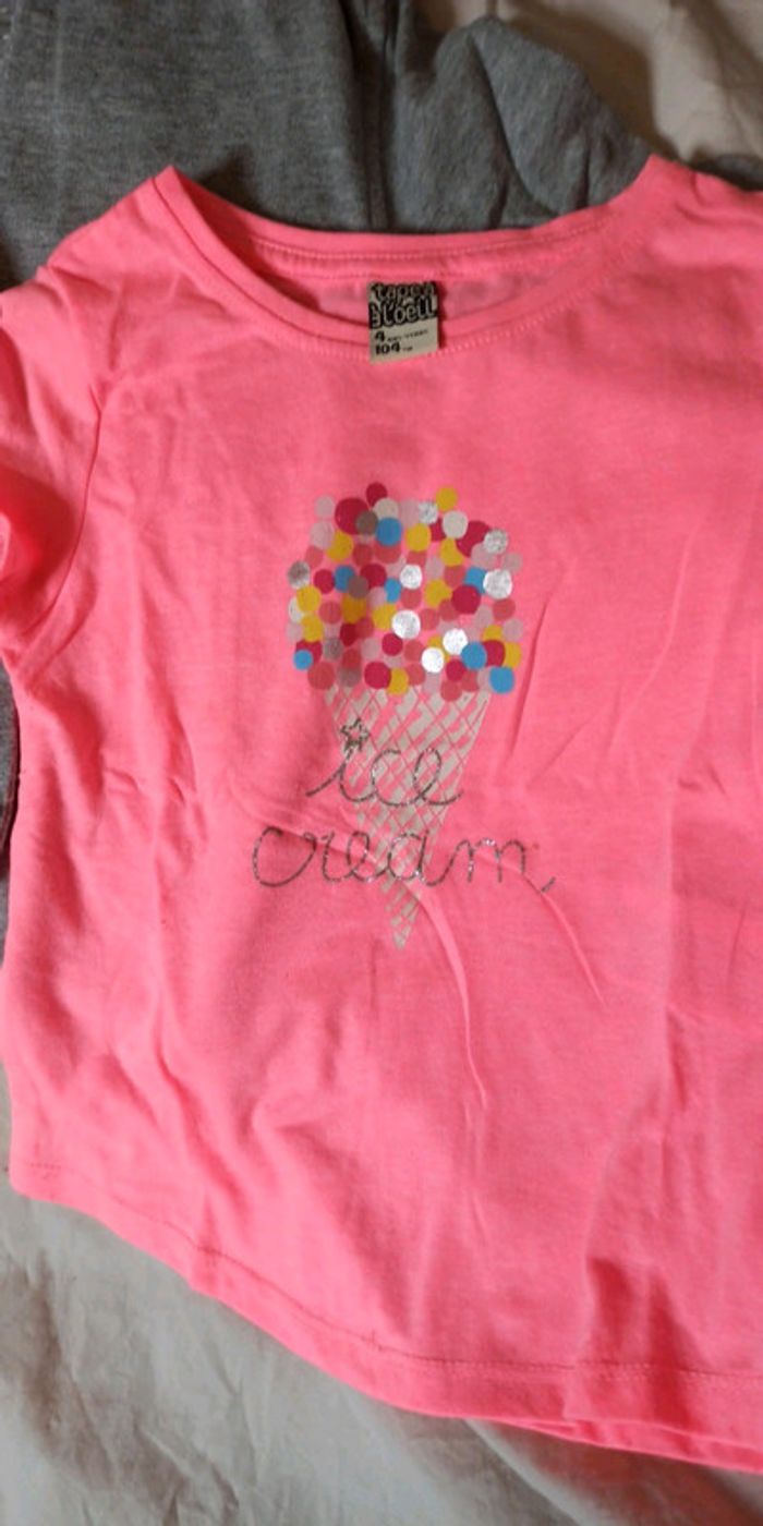 Ensemble veste + t-shirt fluo - photo numéro 2