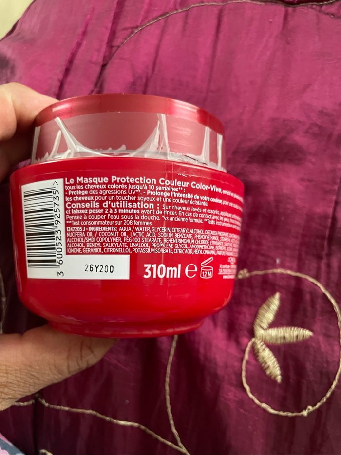 Masque cheveux pour cheveux coloré - photo numéro 4