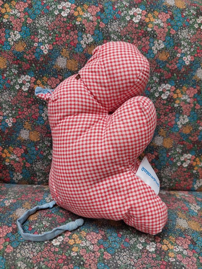 Peluche doudou hippopotame Prenatal