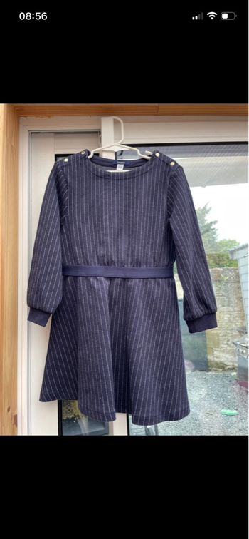 Robe bleue 6 ans