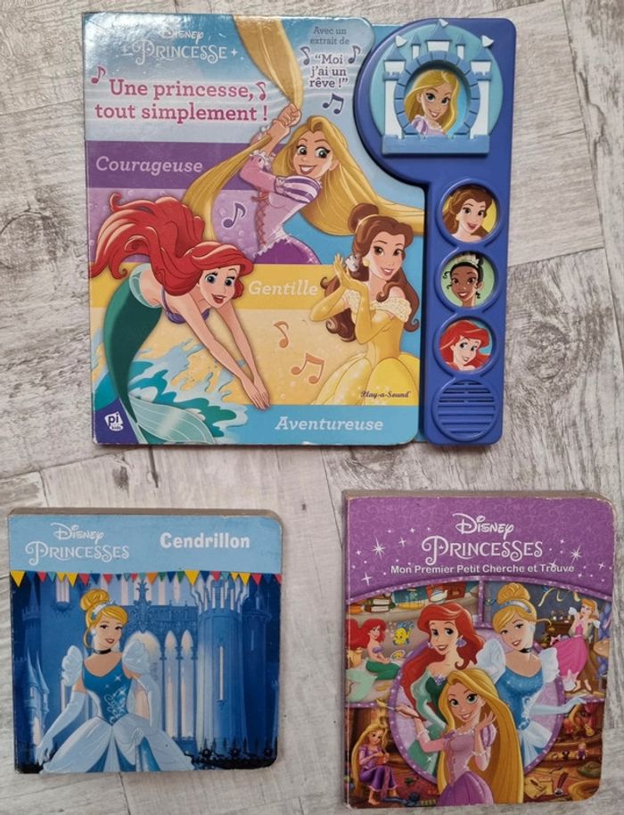 Livres cartonnés princesse sonores