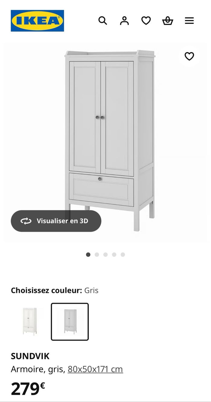 Chambre bébé IKEA SUNDVIK - photo numéro 3
