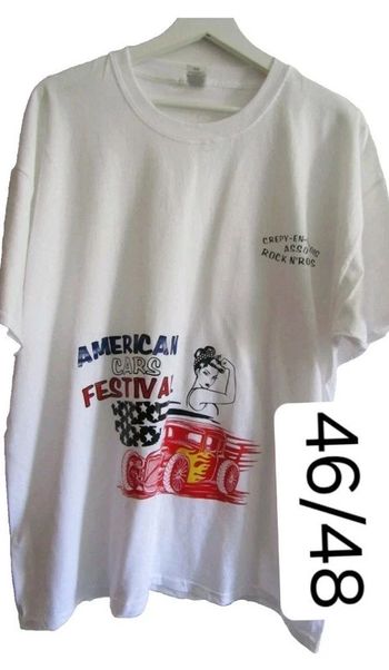 t-shirt Crepy en Valois asso rock n'roads american cars festival
