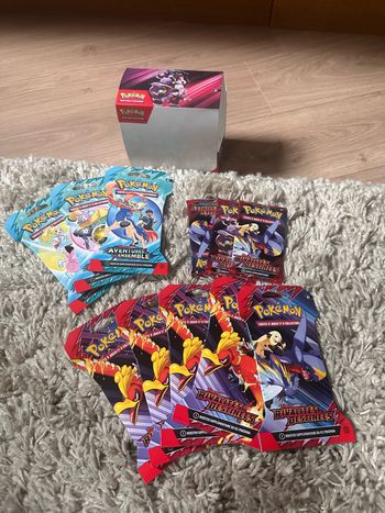 Gros lot de 11 boosters Pokémon français