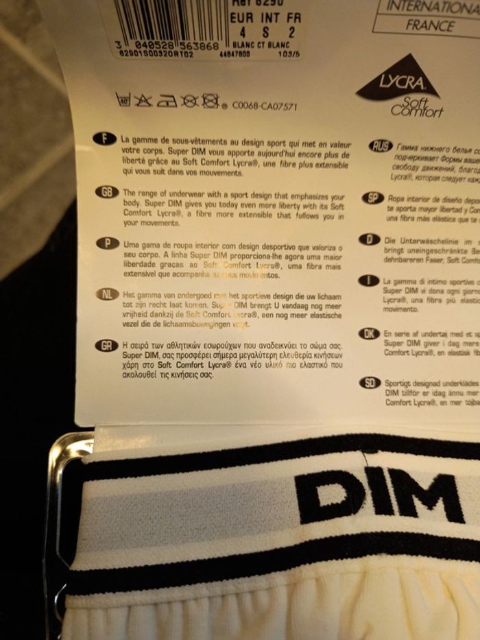 Slip blanc super dim taille s - photo numéro 5