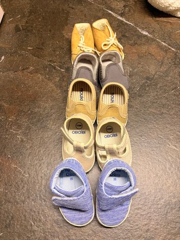 Lot de 5 baskets garcon 