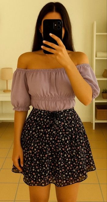 Jupe à fleur Jennyfer m