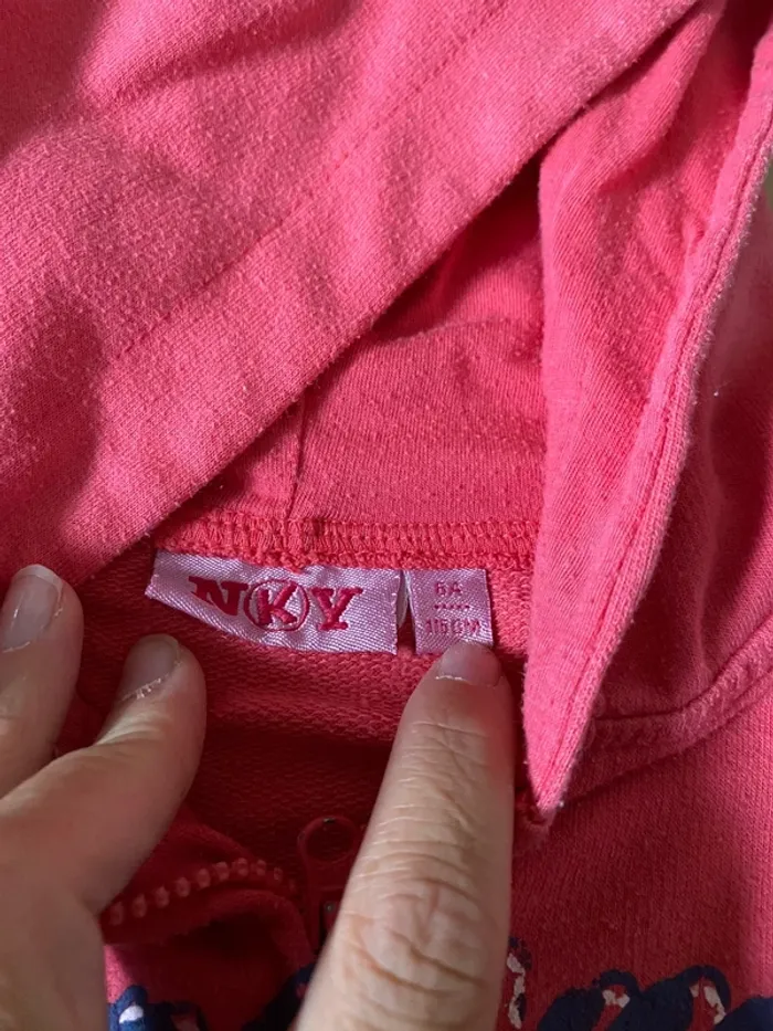 Sweat zippé « Dream Life » NKY Taille 6 ans =116 cm - photo numéro 4